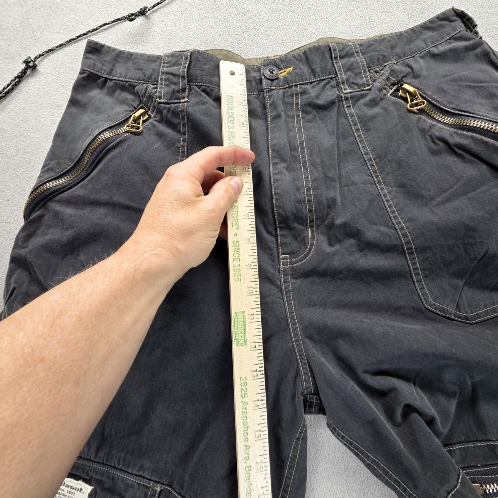 Sideout VTG Military Style Cargo Pants Mens 36x30 Gray Sideout Canvas Pockets Workwear Casual Cargo Pants Mens Gray Canvas Size US 36 / EU 52 - 7 Thumbnail