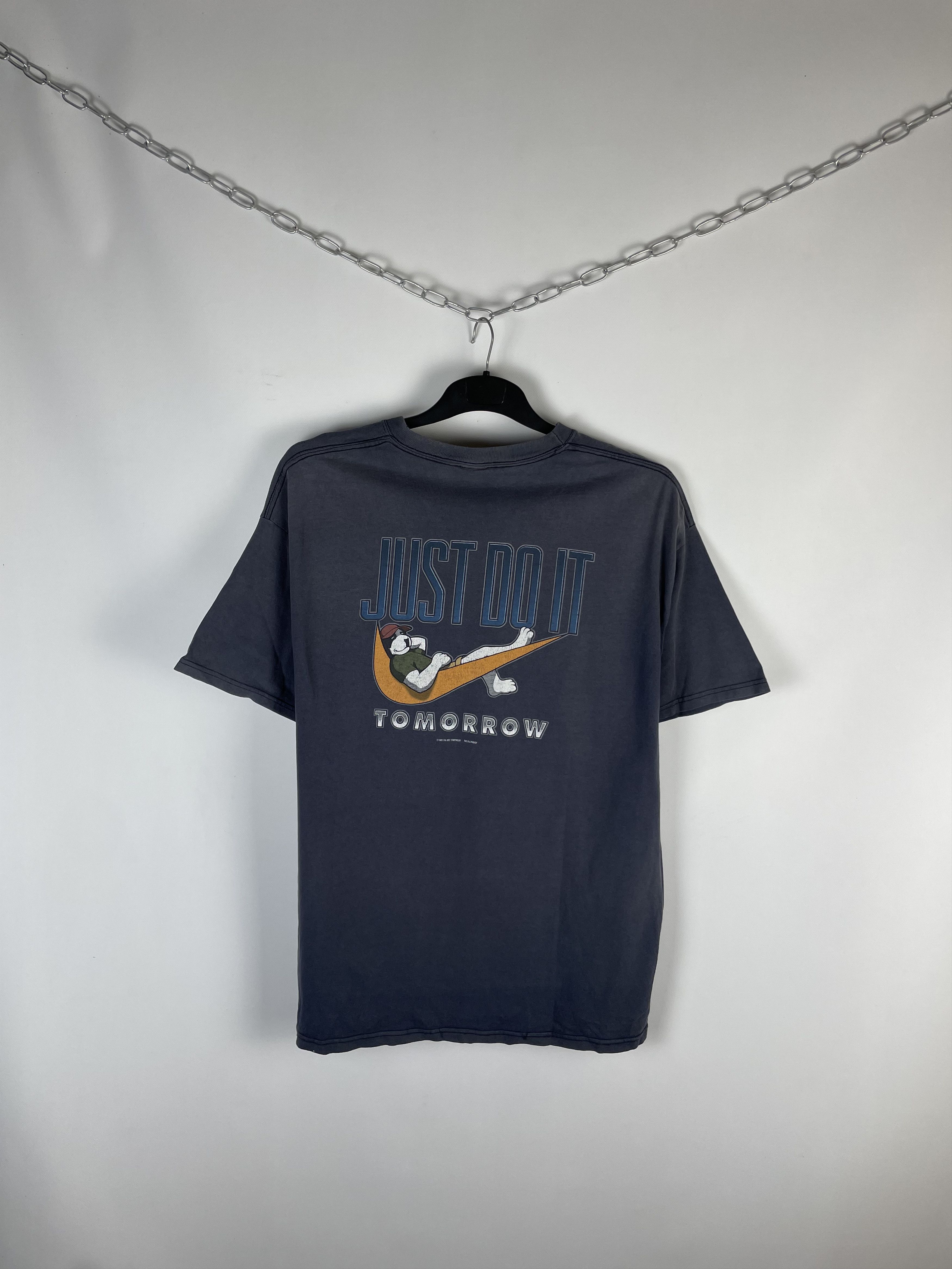 Vintage Vintage Just Do It Tomorrow T-Shirt Size US XL / EU 56 / 4 - 1 Thumbnail