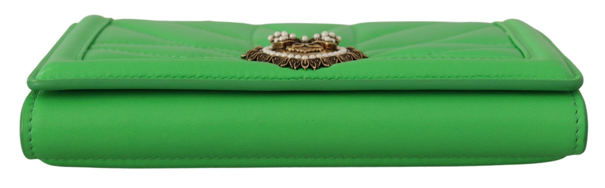 Dolce & Gabbana Dolce & Gabbana Leather iPhone Case Women's Wallet Size ONE SIZE - 4 Thumbnail