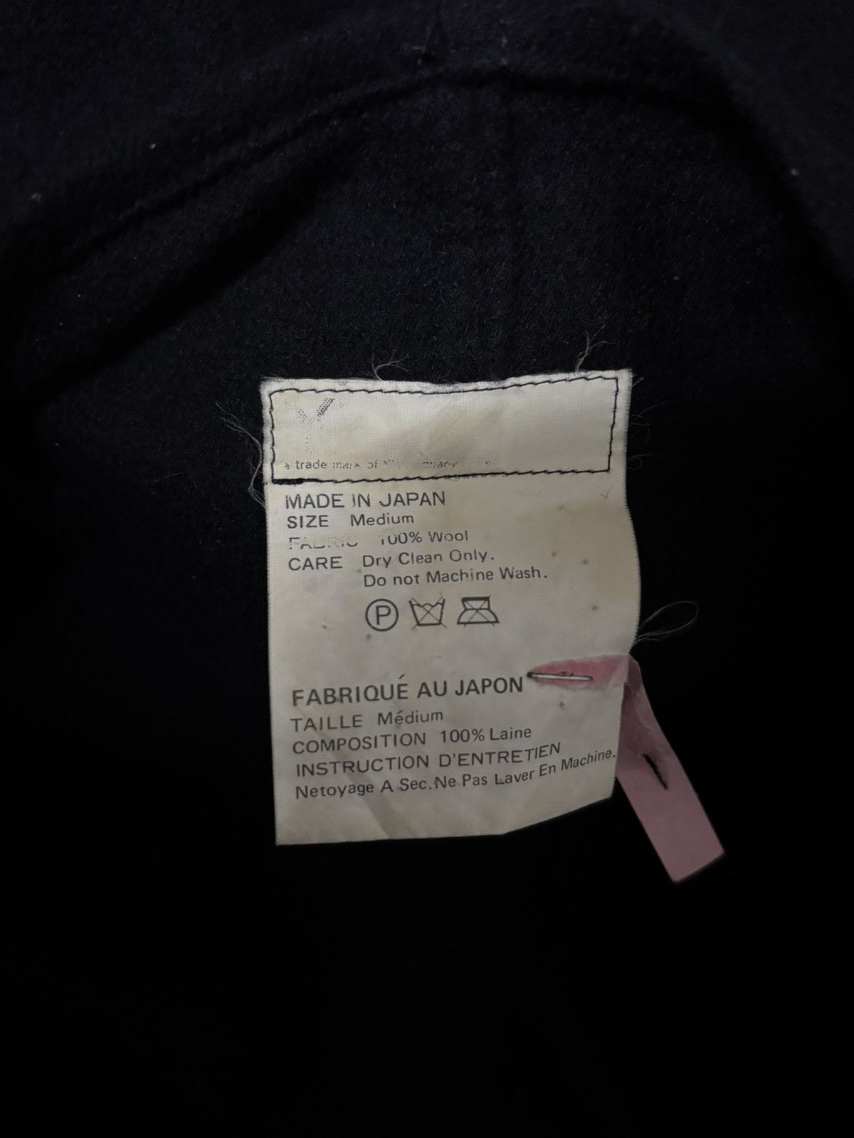 Y's × Yohji Yamamoto Y’s Yohji Yamamoto Wool Black Cabardine Oversize With Scaf Size US XXL / EU 58 / 5 - 13 Thumbnail