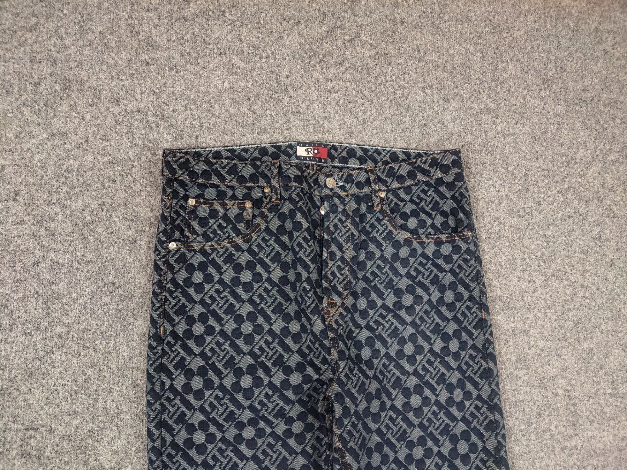Tommy Hilfiger Richard Quinn Tommy Hilfiger Monogram jacquard Denim Jeans Size US 32 / EU 48 - 4 Thumbnail