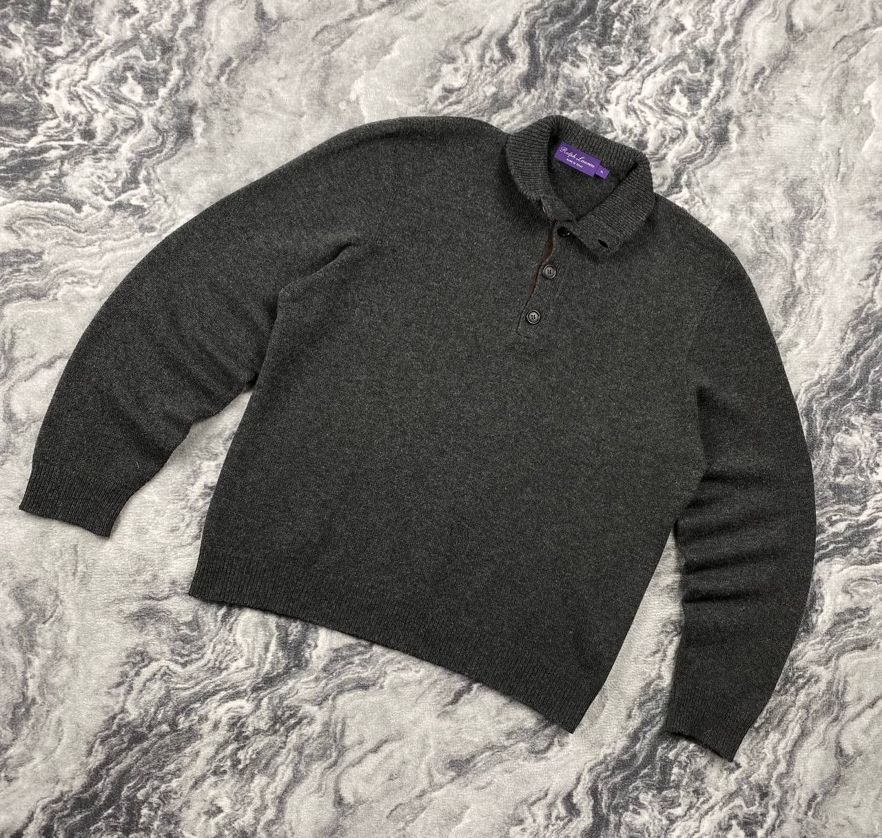 Ralph Lauren Purple Label Ralph Lauren Purple Label Knit Сashemіr Half Zip Sweater Size US XL / EU 56 / 4 - 1 Thumbnail