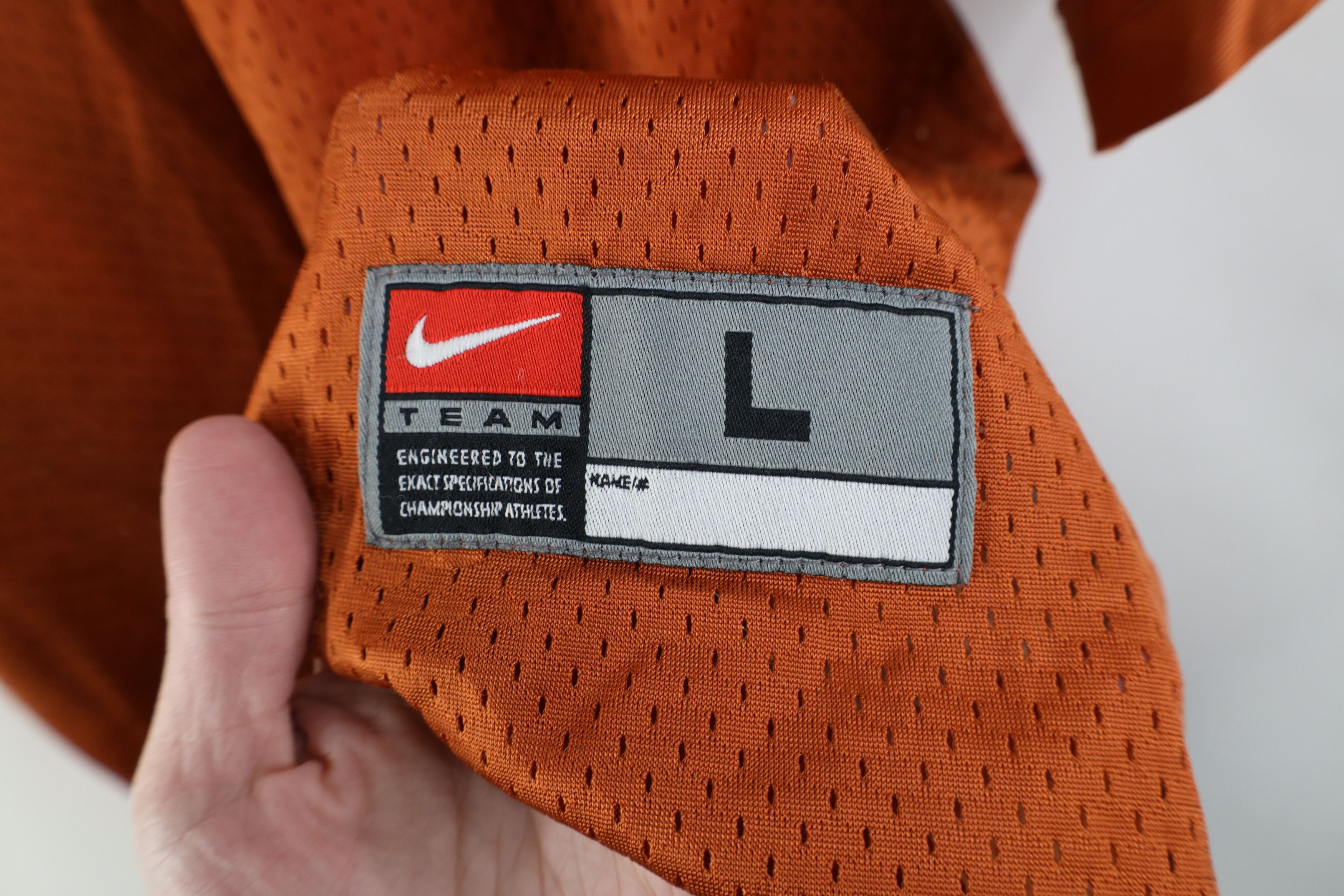 Nike Vintage Nike University of Texas Football Jersey Burnt Size US L / EU 52-54 / 3 - 6 Thumbnail