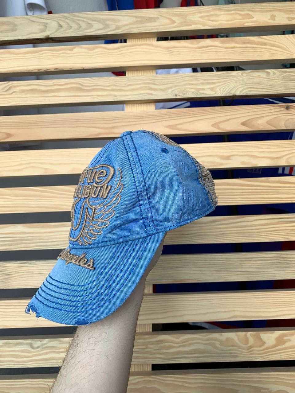 True Religion True religion cap denim jeans cap Size ONE SIZE - 5 Thumbnail