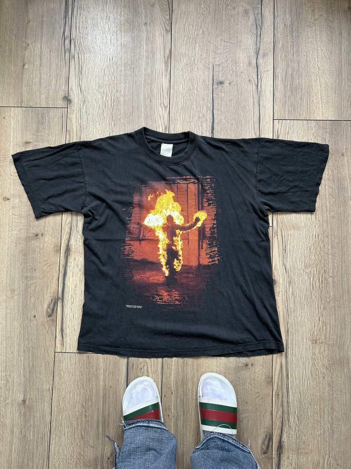 Band Tees crazy vintage t-shirt rammstein 1998 rock band merch Size US XL / EU 56 / 4 - 1 Thumbnail