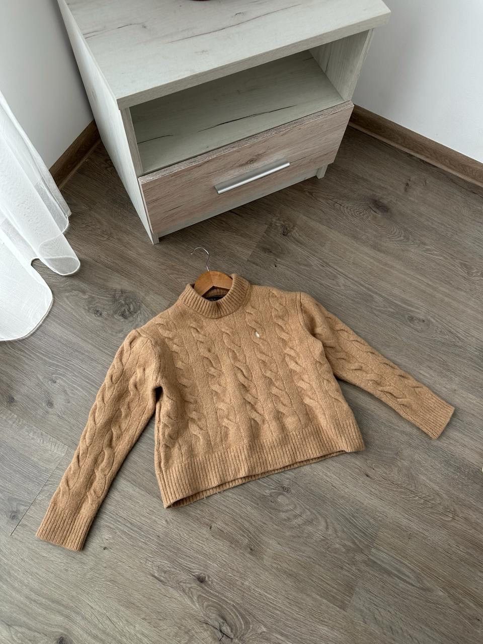 Polo Ralph Lauren × Vintage Vintage Polo Ralph Lauren Beige Cable Knit Sweater Size US XXS / EU 40 - 5 Thumbnail