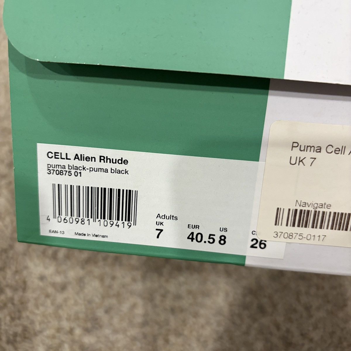 Puma × Rhude Rhude Puma Cell Alien Navigate Size US 8 / EU 41 - 10 Thumbnail