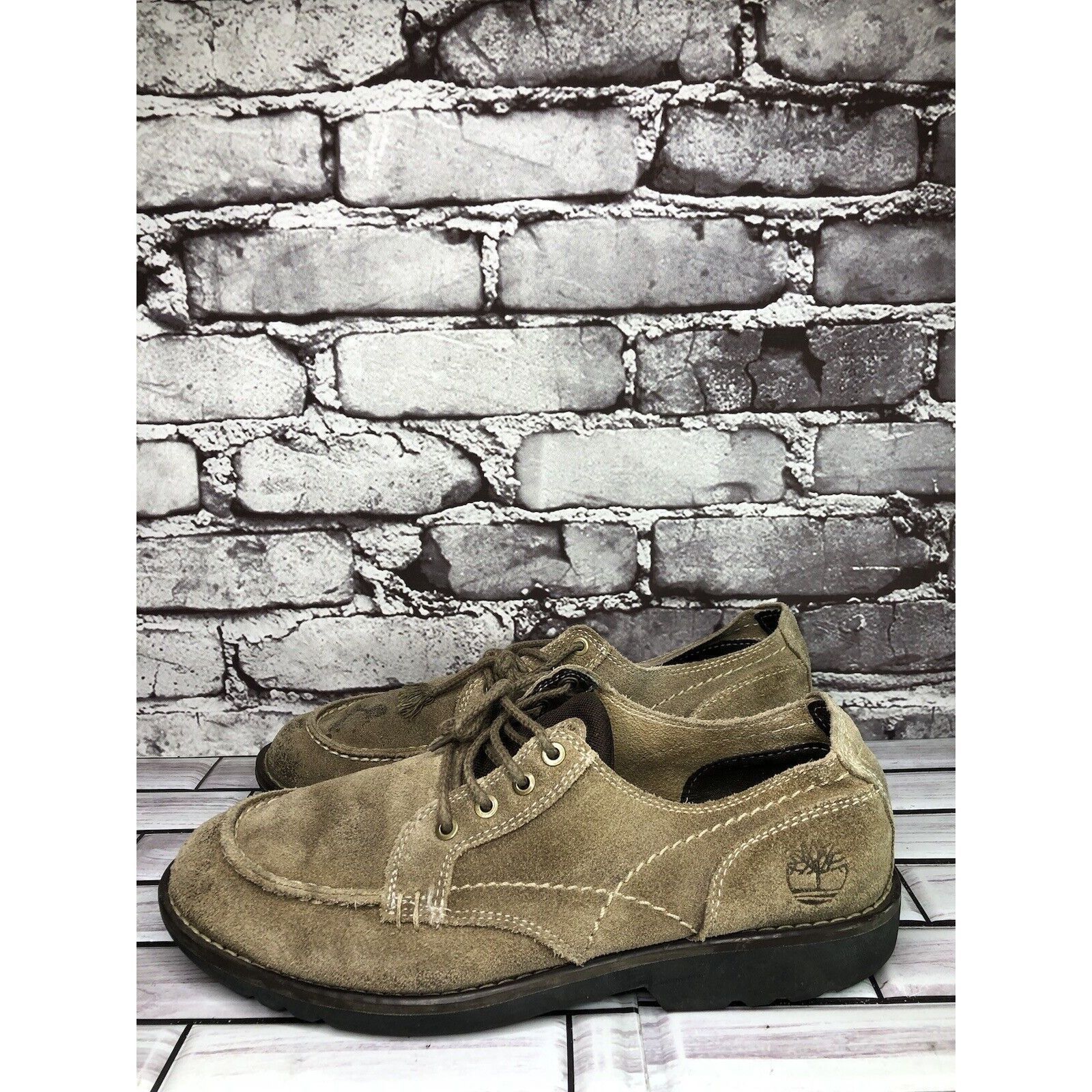 Timberland Timberland Earth Keepers Taupe Oxfords Moc Toe Lace Up Shoes Size US 8.5 / EU 41-42 - 12 Thumbnail