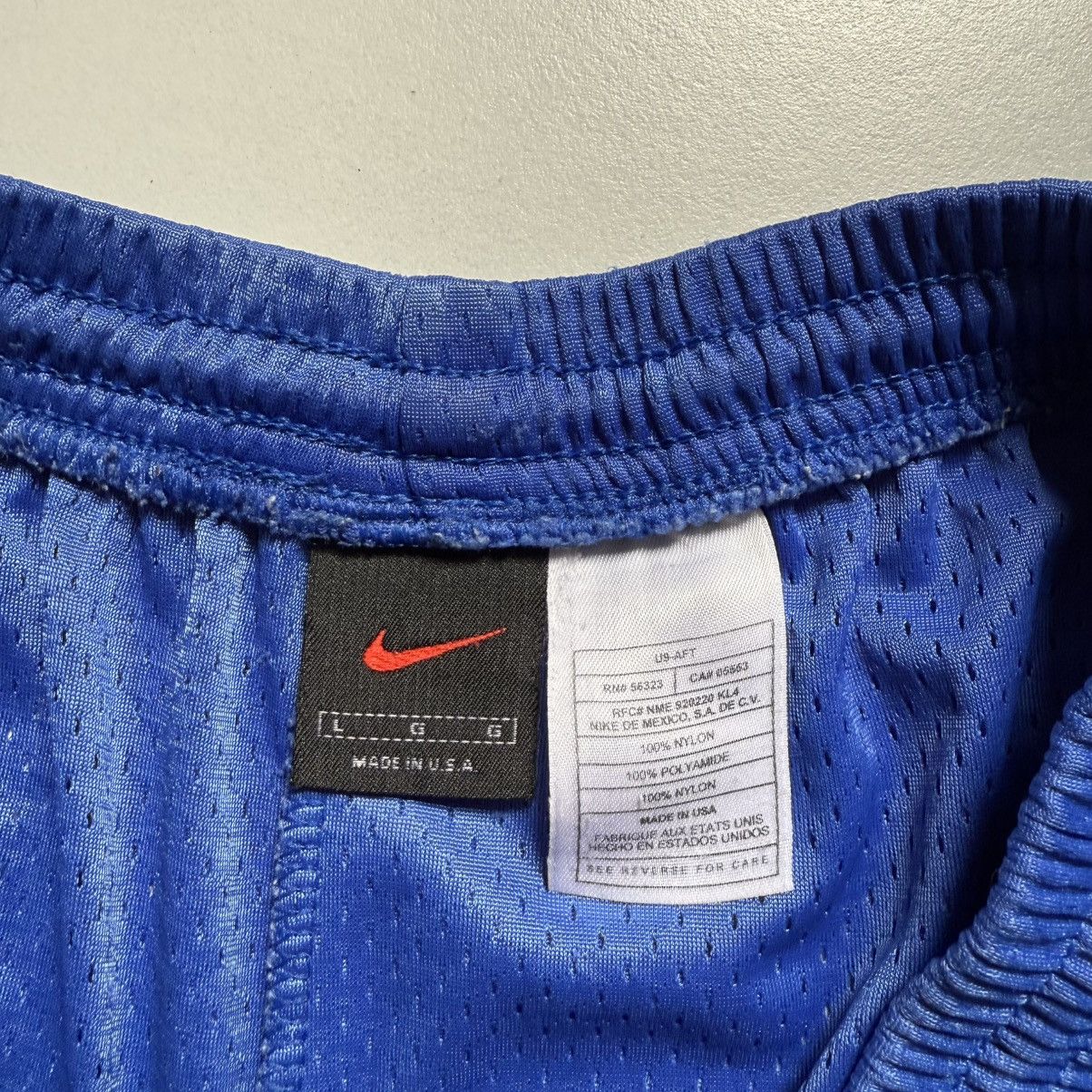 Nike × Vintage Vintage 90s Nike Basketball Shorts Size US 36 / EU 52 - 5 Thumbnail