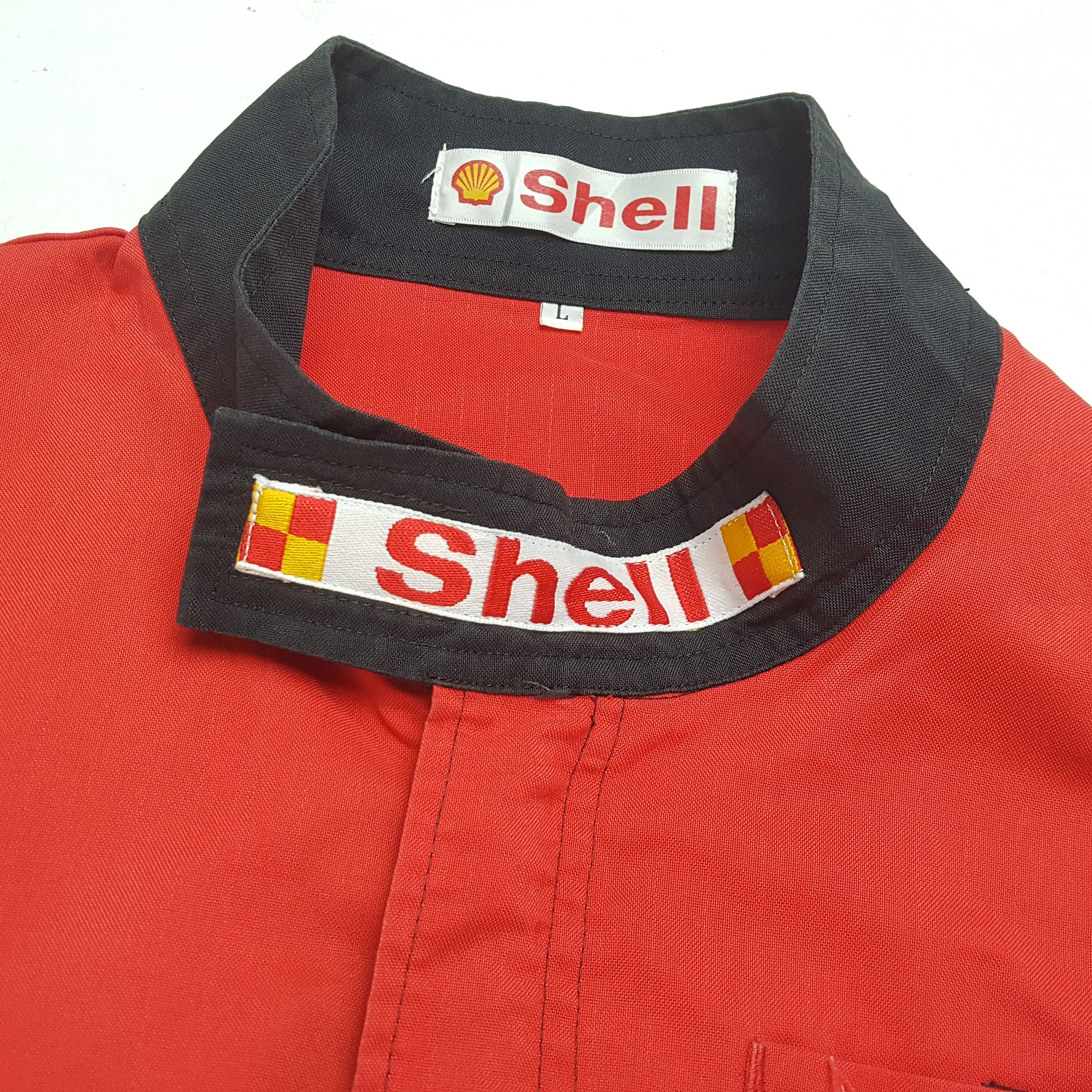 Vintage SHELL Racing Workwear Style Coverall Jacket Size US M / EU 48-50 / 2 - 14 Thumbnail