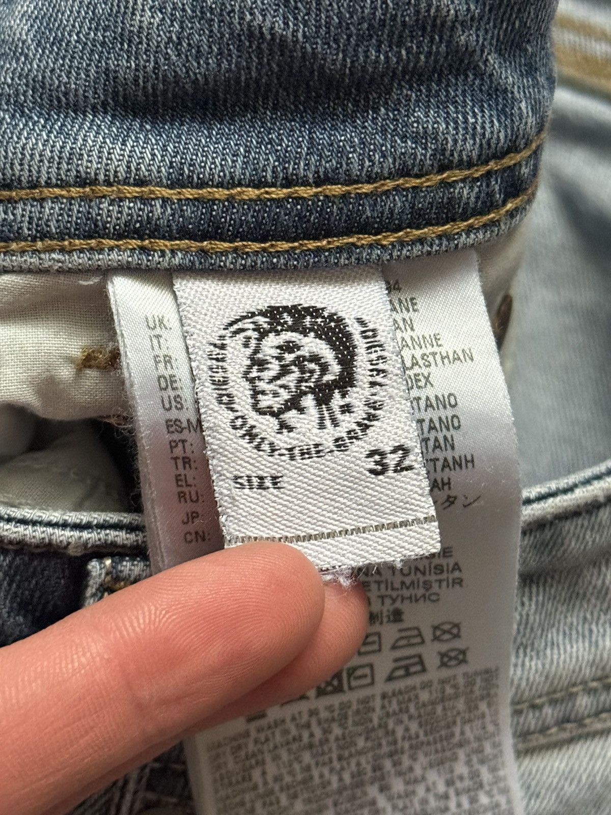 Diesel × Vintage Diesel 32/32 Waykee straight denim pant trouser Jean chino Size US 32 / EU 48 - 14 Thumbnail