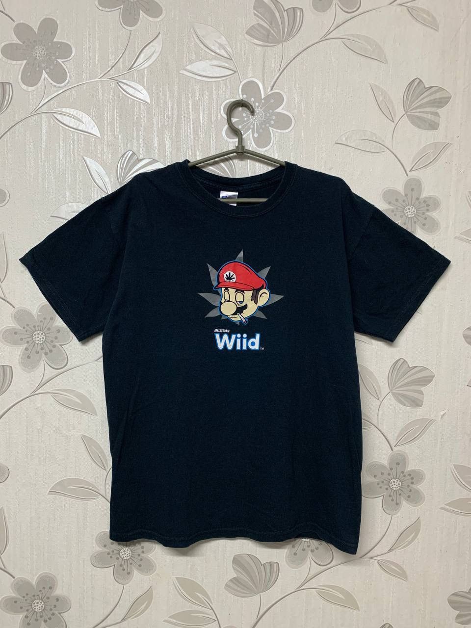 Vintage Vintage tee Mario Wiid Weed 00's Rare | Grailed