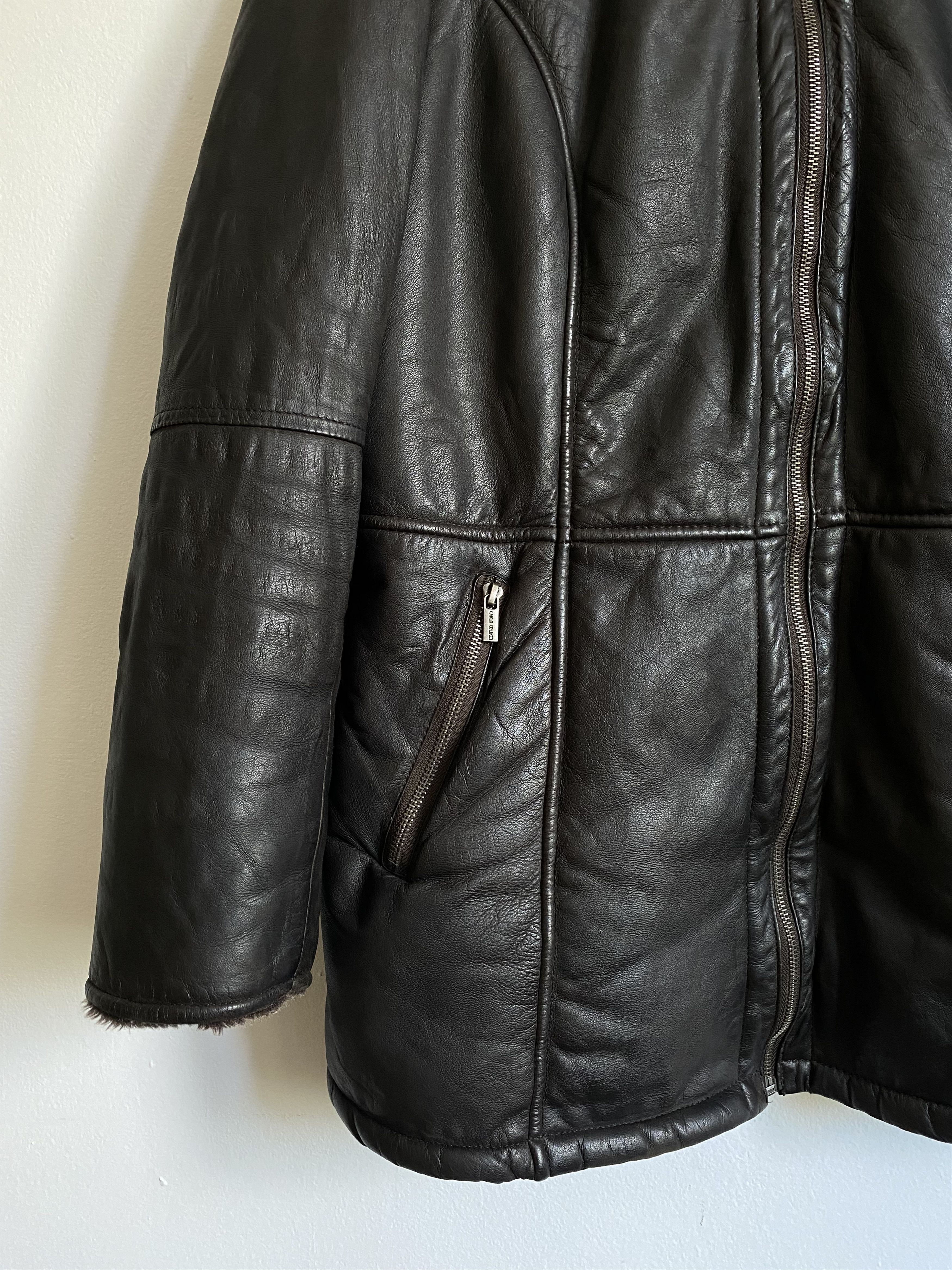 Carlo Colucci Carlo Colucci Leather jacket high quality size L-XL Size US L / EU 52-54 / 3 - 5 Thumbnail