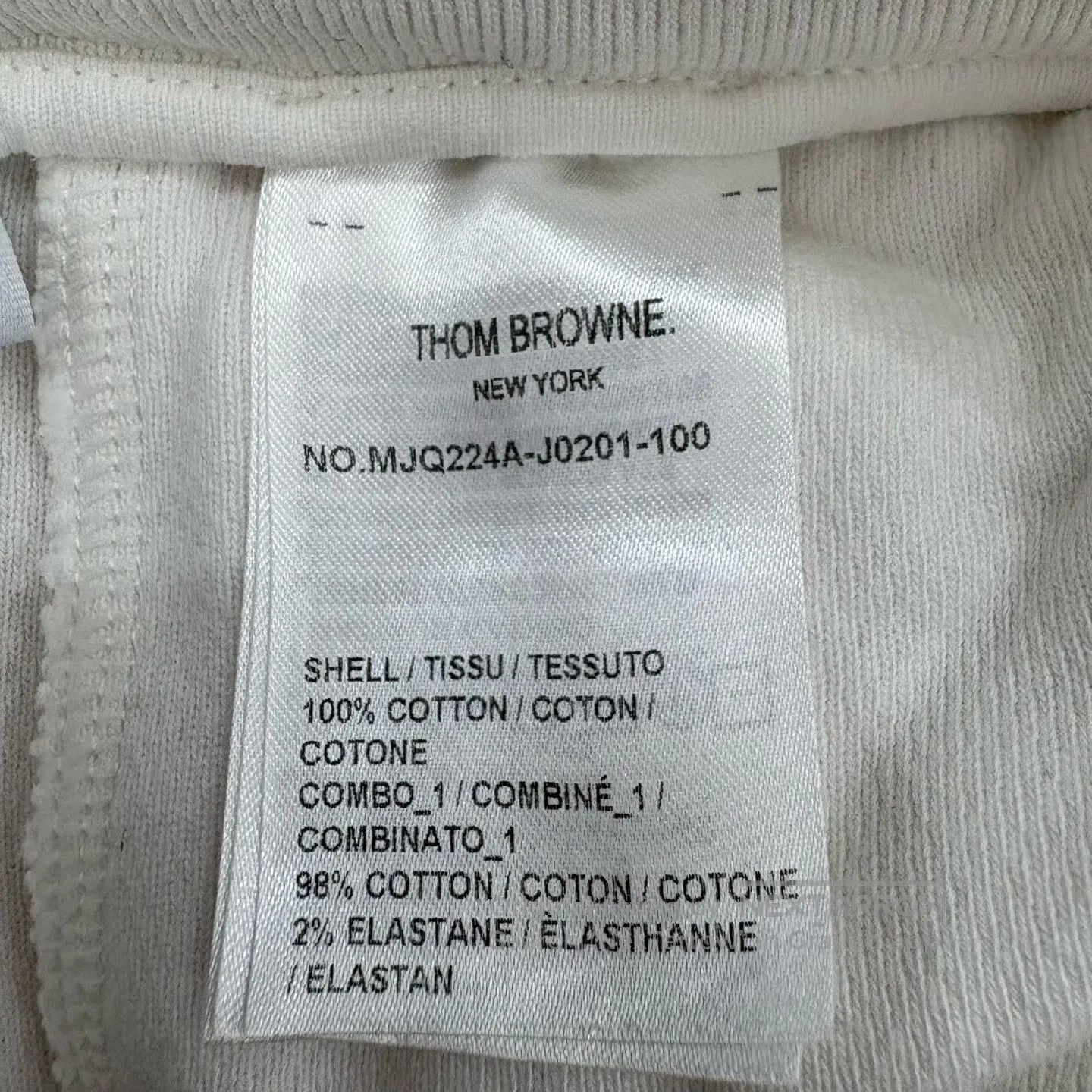 Thom Browne Thom Browne SIZE1 White knitted casual jeans Size US 28 / EU 44 - 4 Thumbnail