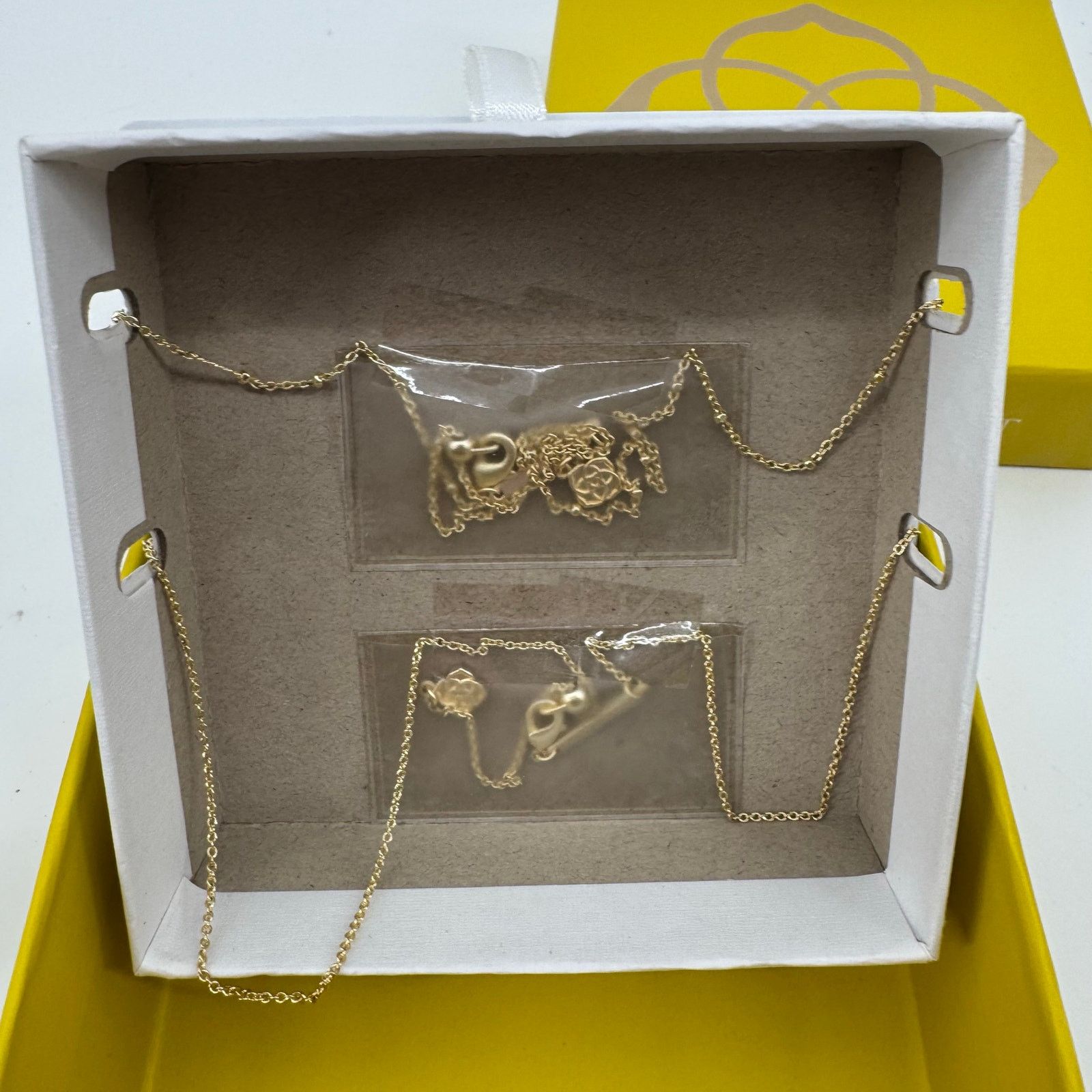 Kendra Scott Kendra Scott Gold Tone Layered Necklace Set Red Crystal New Size ONE SIZE - 3 Thumbnail
