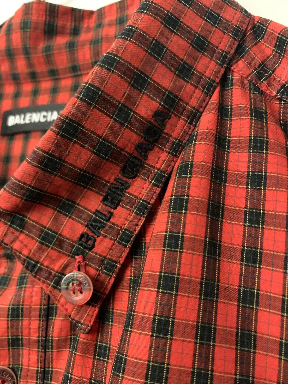 Balenciaga Oversized shirt sleeves shirt Size US XL / EU 56 / 4 - 3 Thumbnail