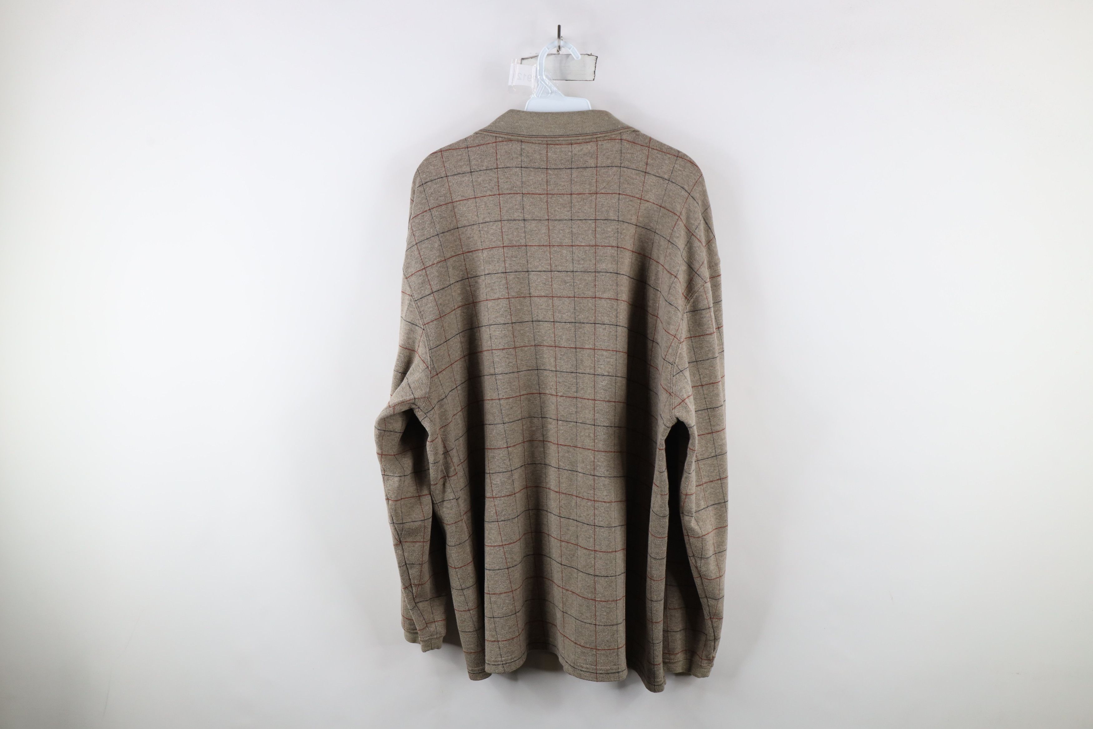 Vintage Vintage 90s Streetwear Knit Long Sleeve Rugby Polo Shirt Size US XXL / EU 58 / 5 - 8 Thumbnail