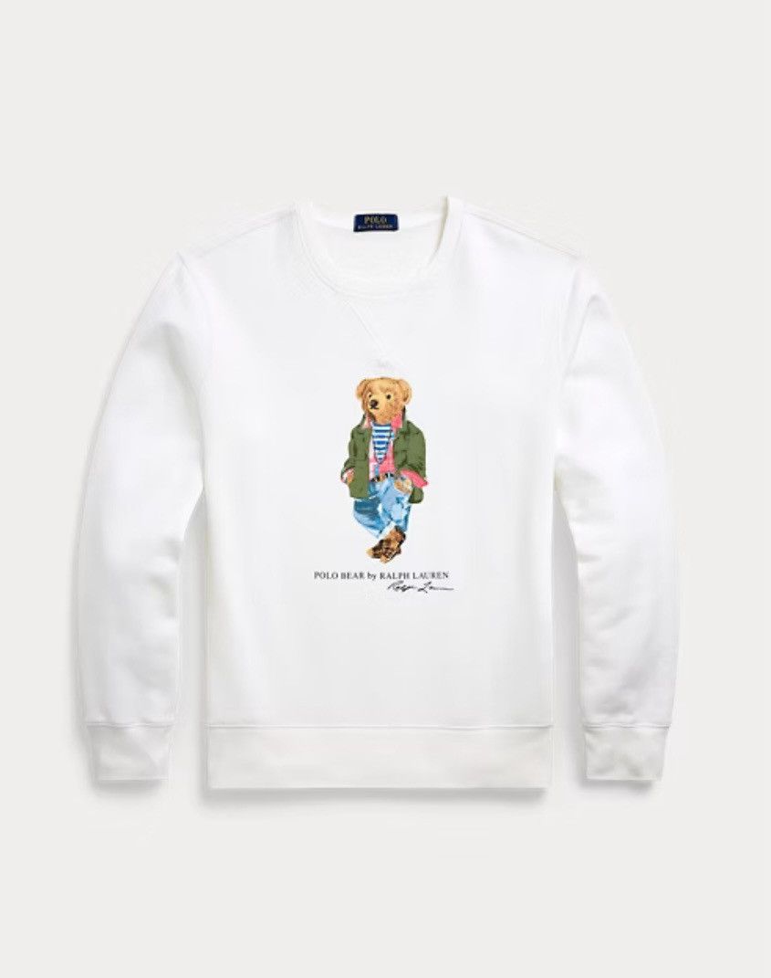 Polo Ralph Lauren Ralph Lauren Polo Bear White Sweatshirt Size US S / EU 44-46 / 1 - 3 Thumbnail