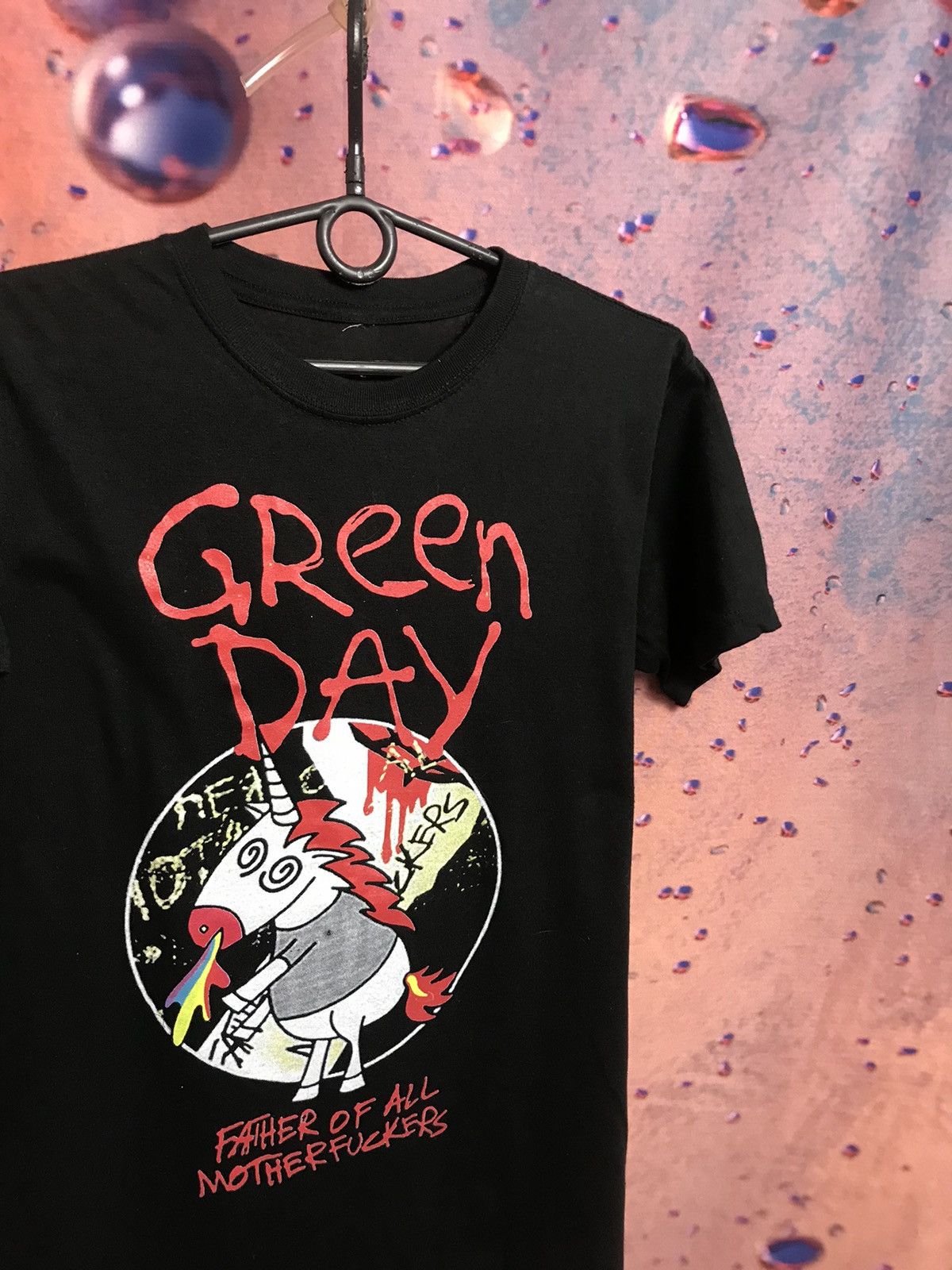 Band Tees × Vintage Vintage Green Day Father of All Motherfuckers band rock tee Size US S / EU 44-46 / 1 - 1 Thumbnail