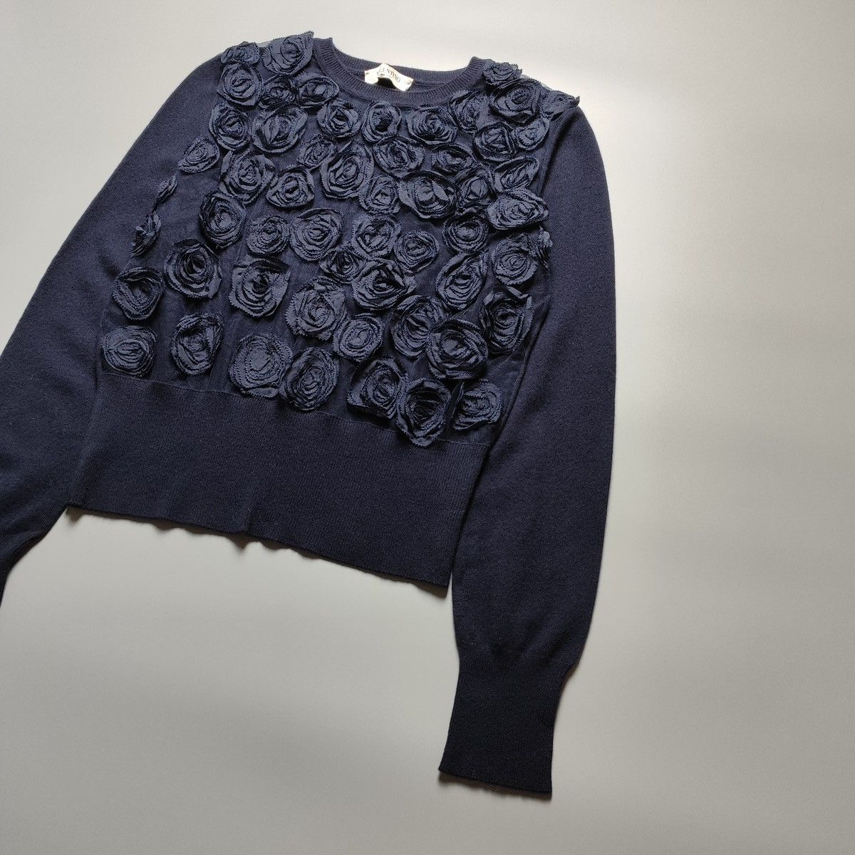 Valentino Valentino - Front See through patches flower - Sweater Size S / US 4 / IT 40 - 3 Thumbnail