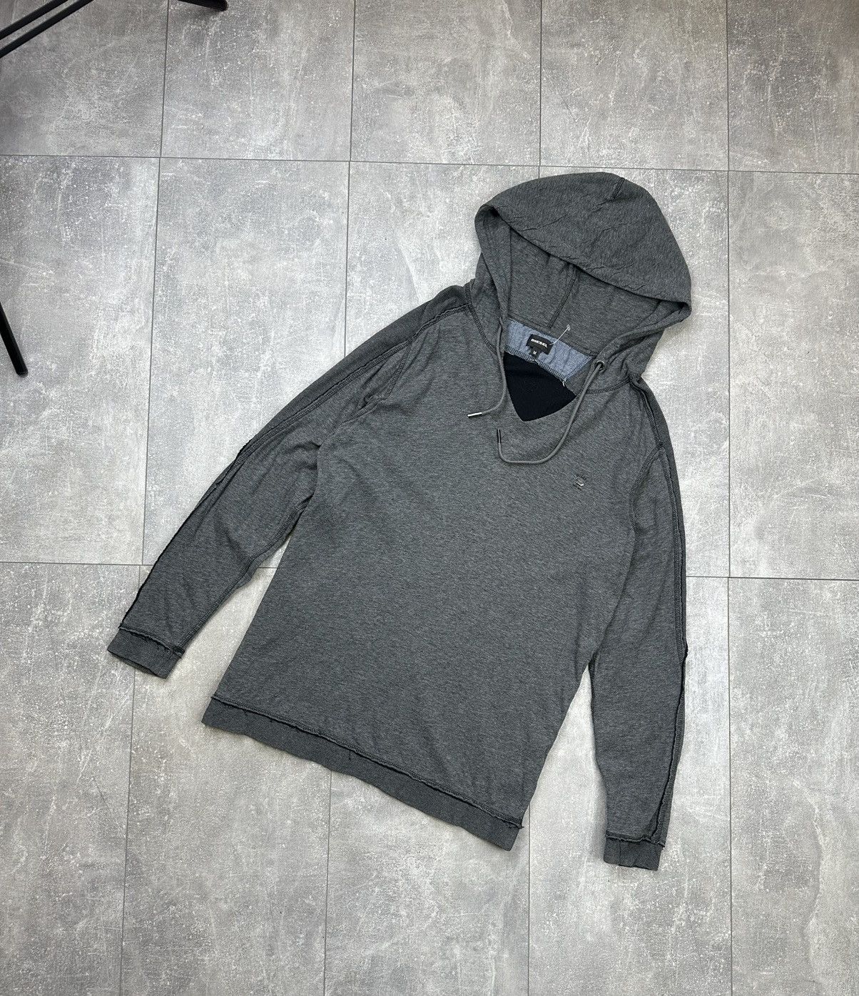 Diesel Vintage Diesel Hoodie-V Small Logo Avant Gard Size US M / EU 48-50 / 2 - 1 Thumbnail