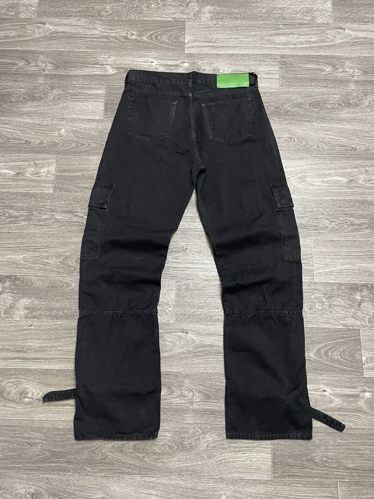 Off-White Off White Black Cargo Jeans Size US 32 / EU 48 - 20 Thumbnail