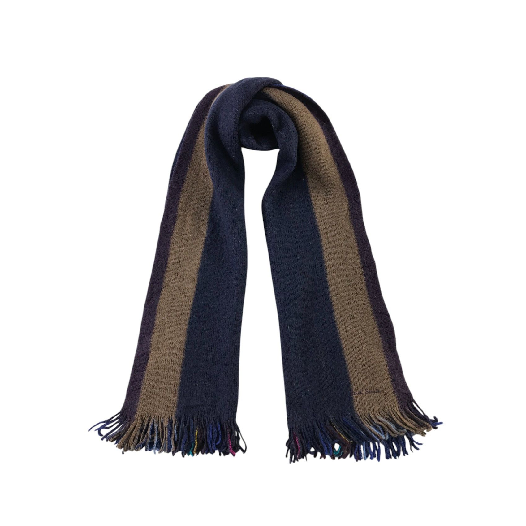 Paul Smith × Vintage Paul Smith Scarf / Muffler / Neckwear - WW2106 Size ONE SIZE - 1 Thumbnail