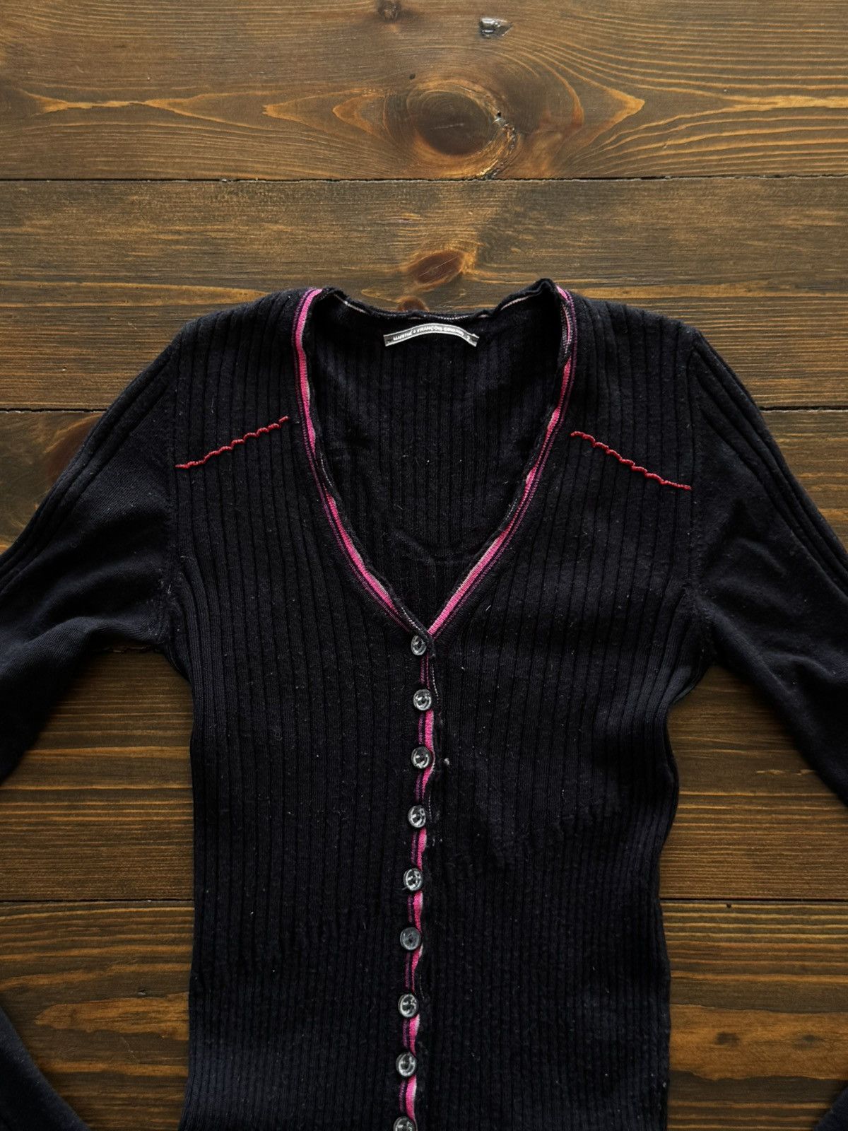 Marithe + Francois Girbaud Marithe + Francois Girbaud Cute Button Up Y2K Sweater Size S / US 4 / IT 40 - 2 Thumbnail