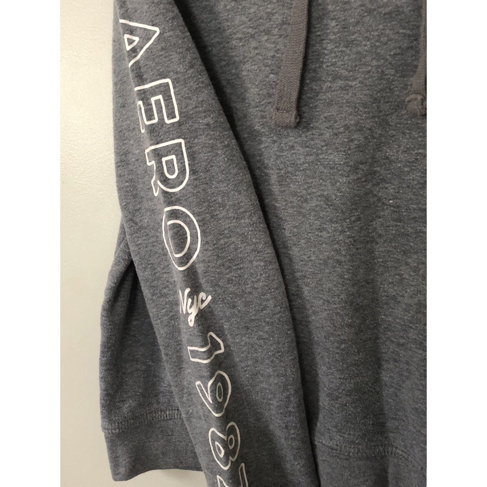 Aeropostale Aeropostale Sweatshirt Hoodie Jrs Sz Medium M Long Sleeve East Coast Logo Gray Hoodie, Aeropostale, Teens, M, Gray Size M / US 6-8 / IT 42-44 - 3 Thumbnail