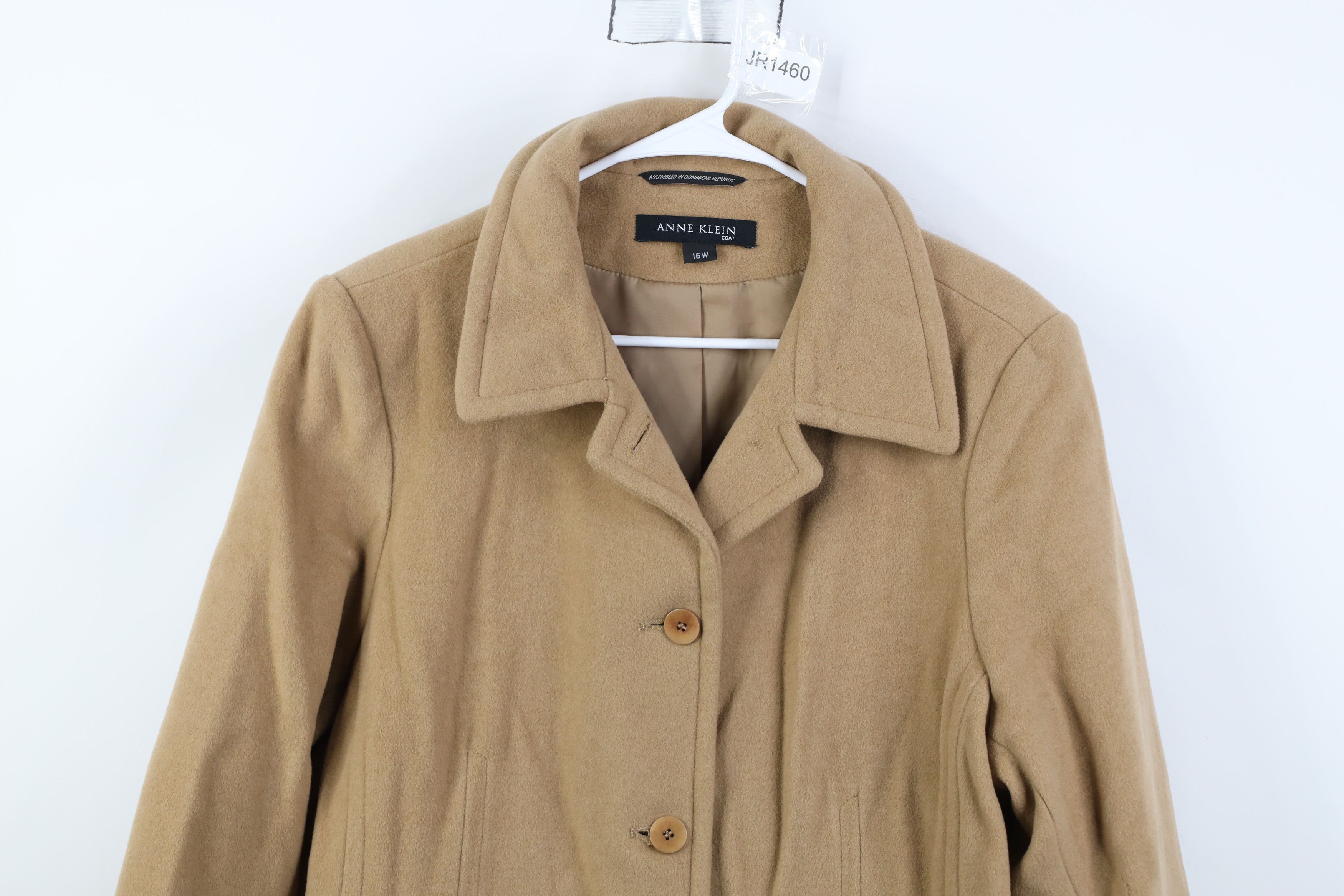 Vintage Vintage 90s Y2K Streetwear Overcoat Jacket Khaki Beige Size XXL / US 16-18 / IT 52-54 - 2 Thumbnail