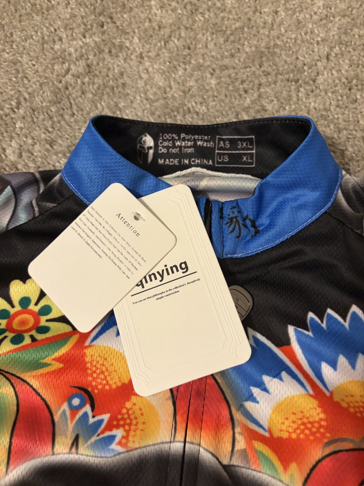 Other Paladin Cycling Jersey Womens 3XL Panther Floral Graphic Size 3XL / US 20-22 - 4 Thumbnail