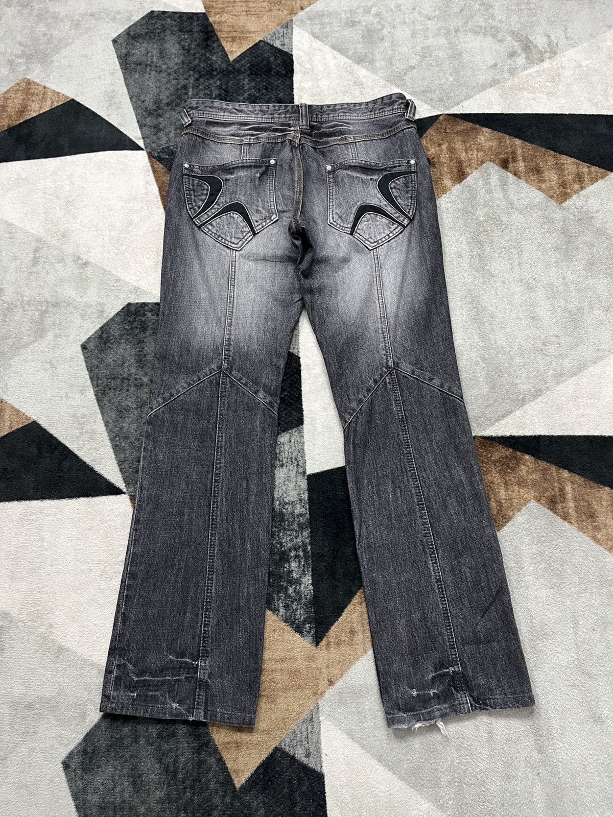 Other Y2K Hideaways Nicole Nfcm Flared Distress Punk Jeans Size US 31 - 3 Thumbnail