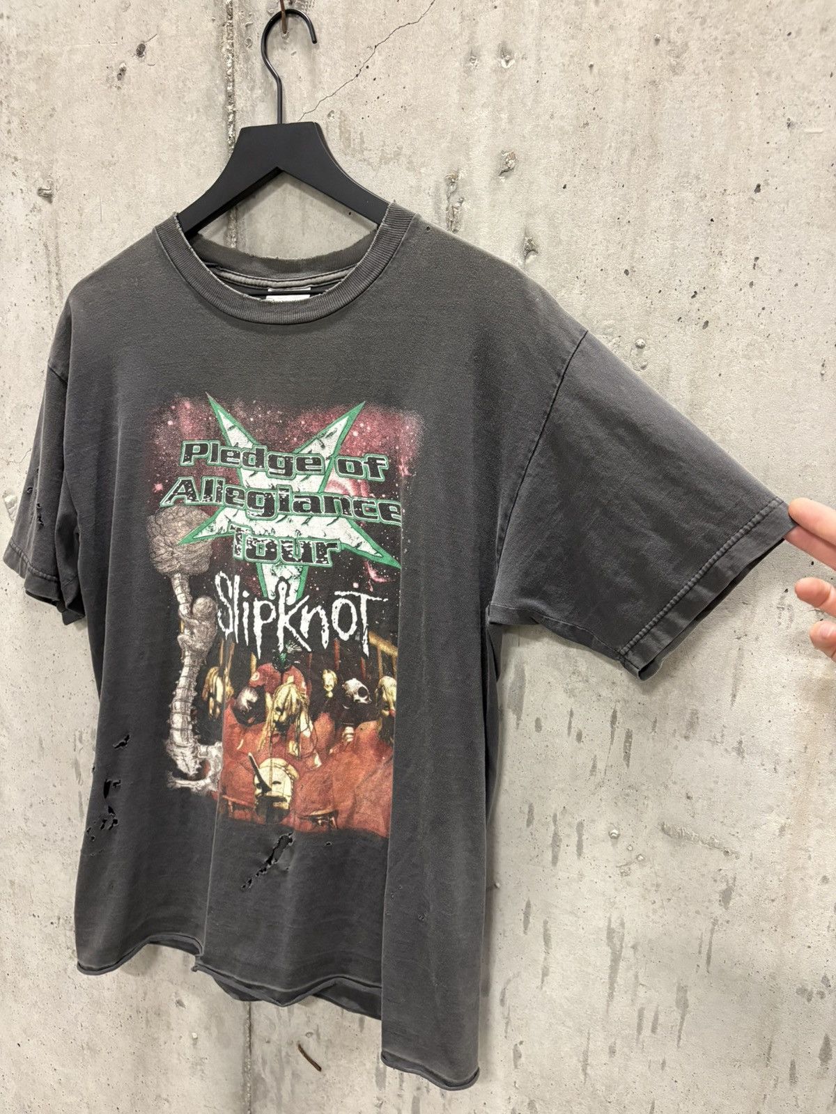 Band Tees Vintage Slipknot Shirt Faded Distressed Grunge Band Size US L / EU 52-54 / 3 - 2 Thumbnail
