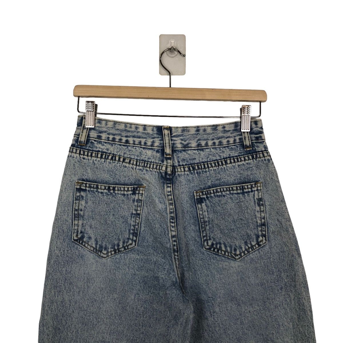 Japanese Brand 🔥VINTAGE CROPPED DENIM JEANS DISTRESSED JAPAN RICK OWENS Size US 26 / EU 42 - 7 Thumbnail