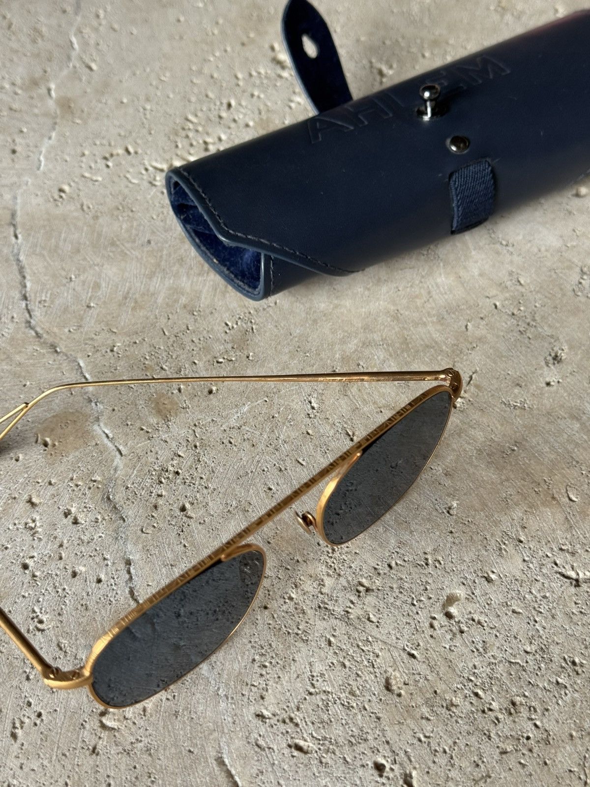 AHLEM Eyewear ALHEM BELLEVIE - PEONY GOLD & BLUE Size ONE SIZE - 7 Thumbnail