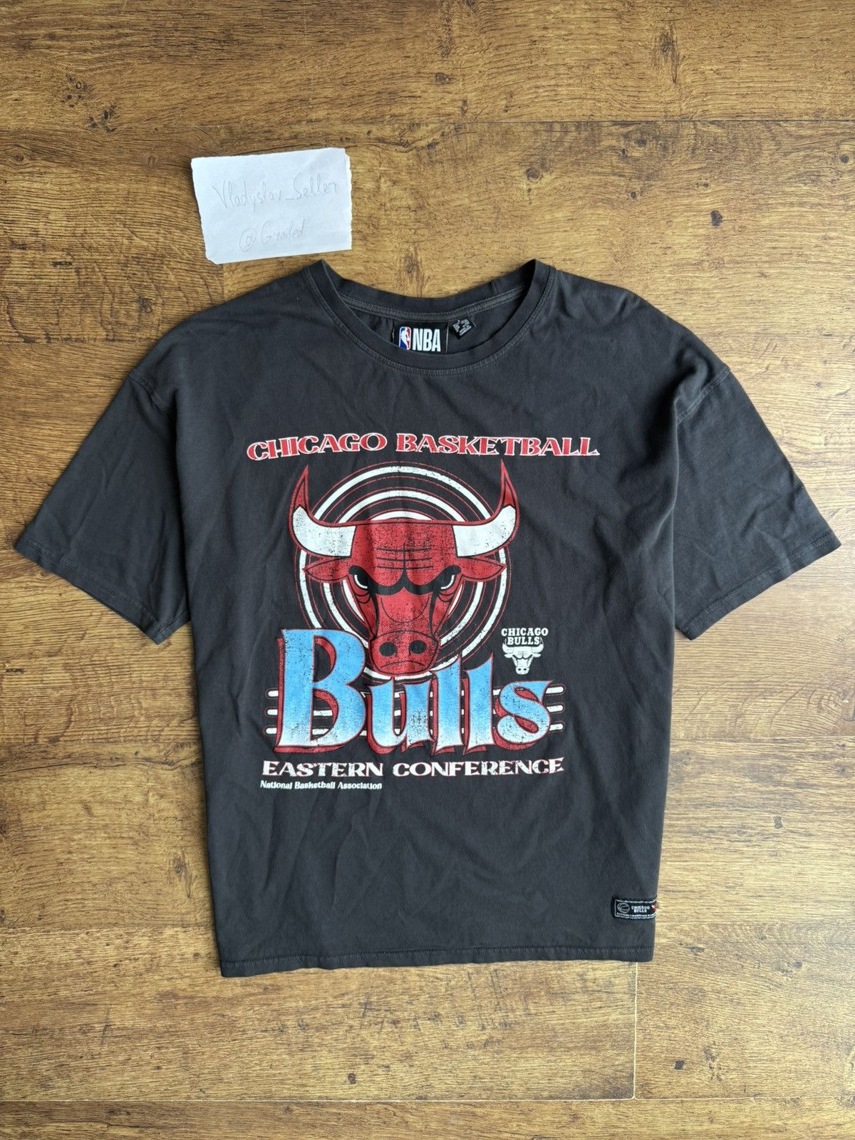 NBA × Vintage Chicago Bulls 1993 Eastern Conference T-shirt Merch Size US M / EU 48-50 / 2 - 1 Thumbnail