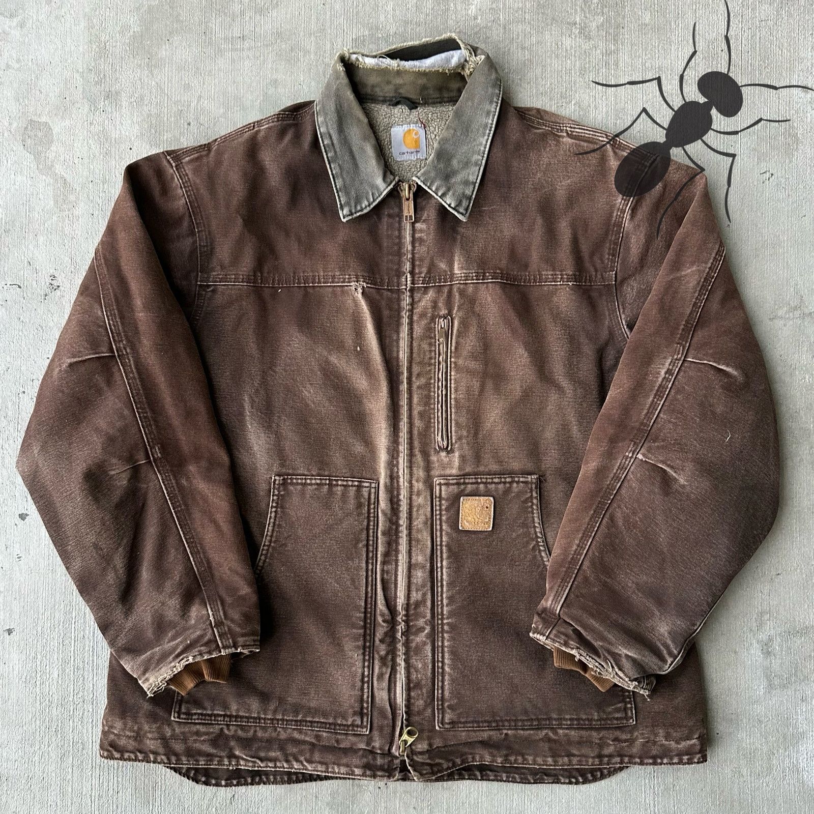 Carhartt × Carhartt Wip Carhartt J141 DKB Sherpa-Lined Hooded