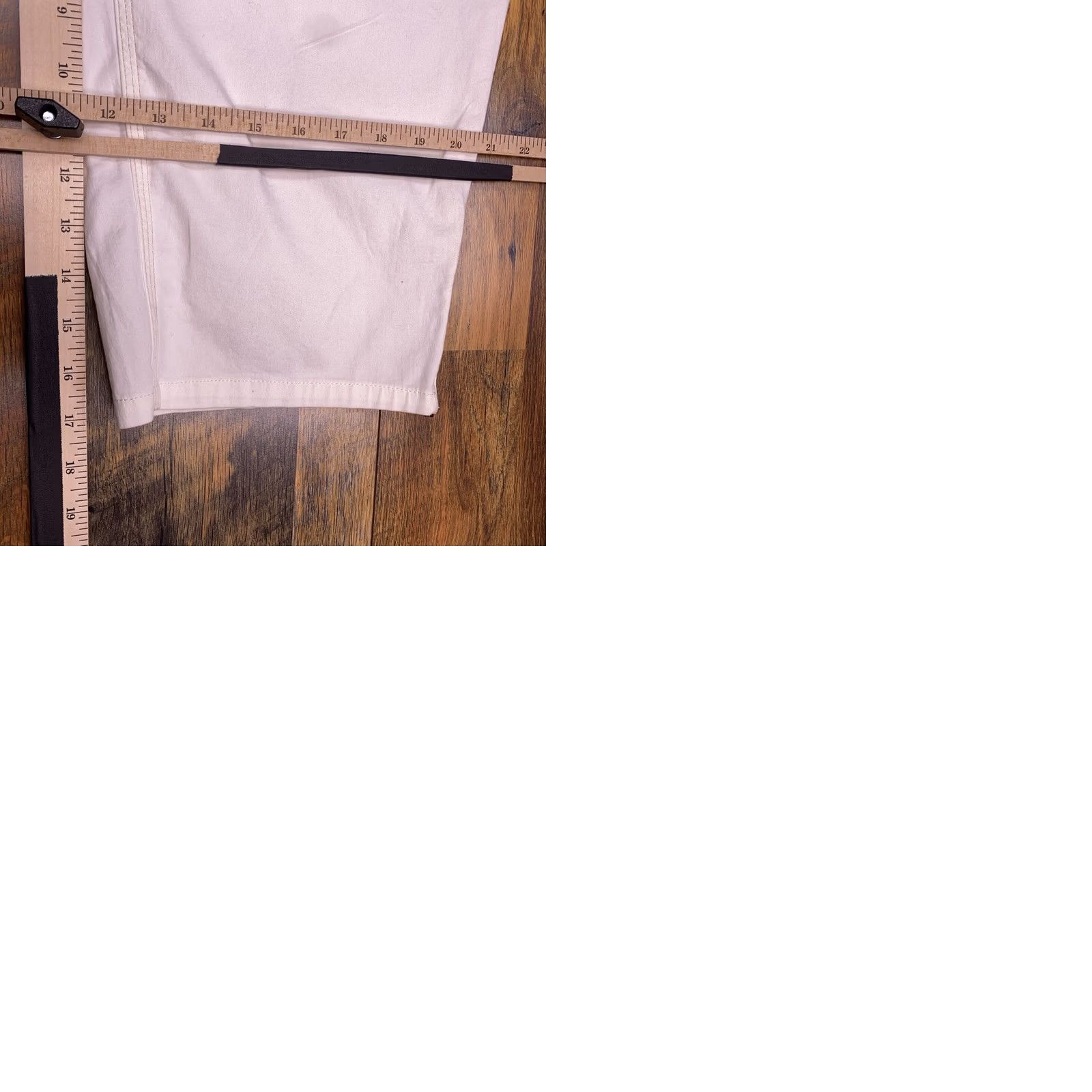 Vintage VINTAGE? No — Sonoma Capri Pants 12 Petite White Modern Fit Stretch Zipper New Size 34" / US 12 / IT 48 - 9 Thumbnail