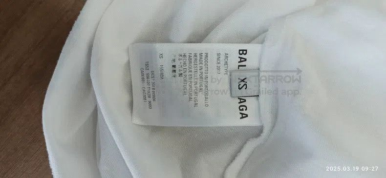 Balenciaga Balenciaga White Short Sleeve T-Shirt Size US XS / EU 42 / 0 - 8 Thumbnail