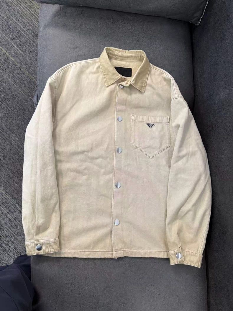Prada Prada Classic triangle label old ready-to-wear dyed denim Size US L / EU 52-54 / 3 - 1 Thumbnail