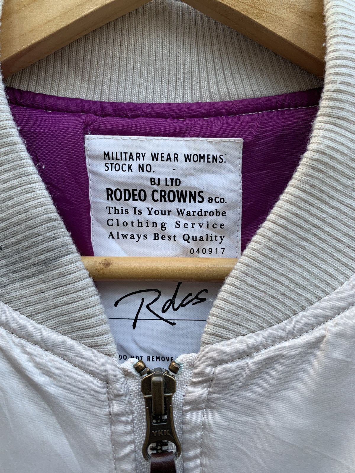 Vintage Vintage Rodeo Crown Knit Bomber Jacket Size US L / EU 52-54 / 3 - 6 Thumbnail