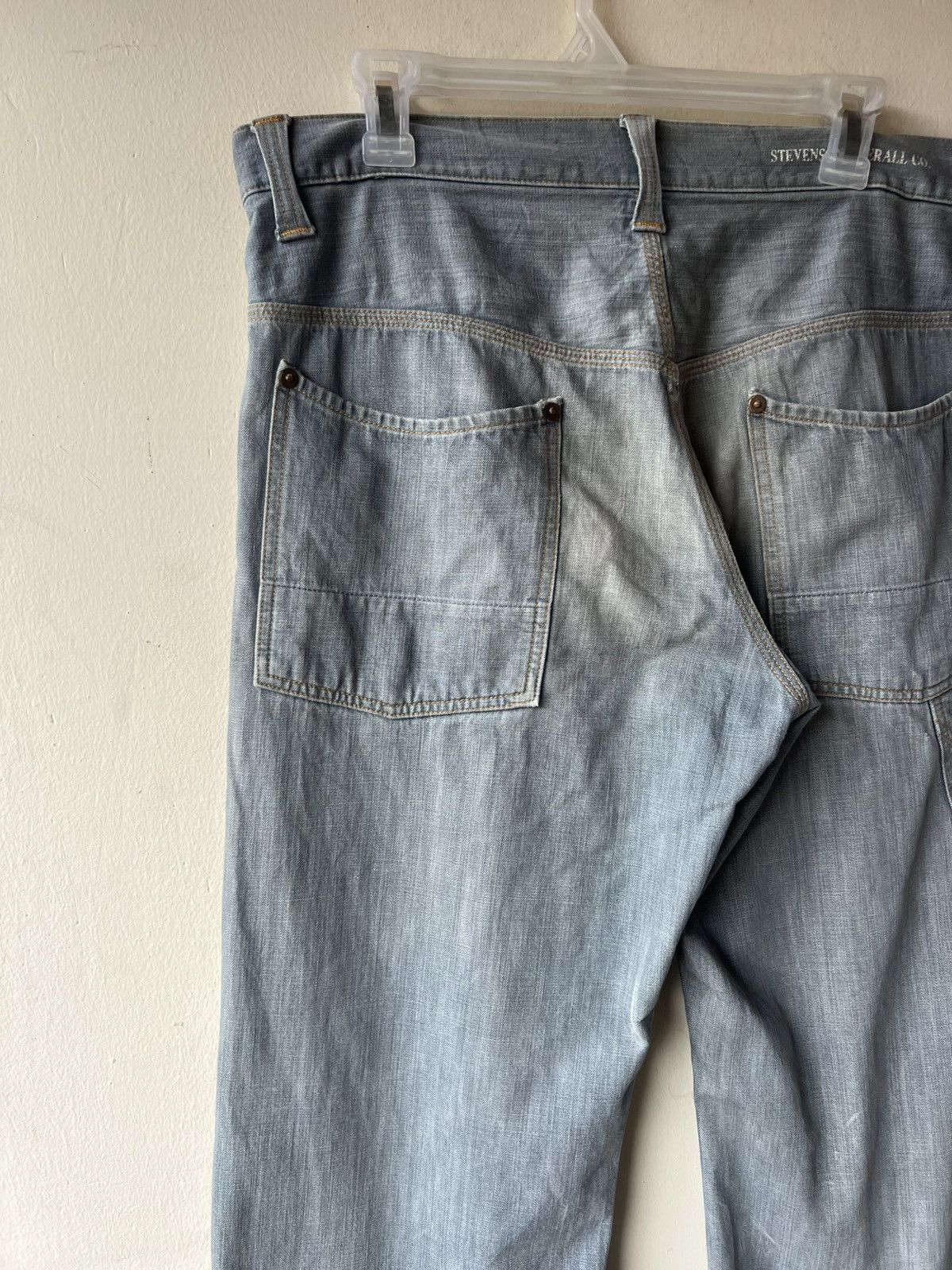 Stevenson Overall Co. Stevenson Overall Japan Distress Mud Denim Workwear Jeans Size US 32 / EU 48 - 17 Thumbnail