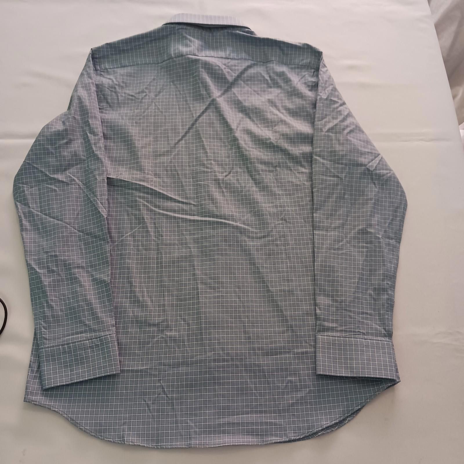 Banana Republic Banana Republic Men's XL Blue Plaid Cotton Slim Fit Shirt Size US XL / EU 56 / 4 - 2 Thumbnail