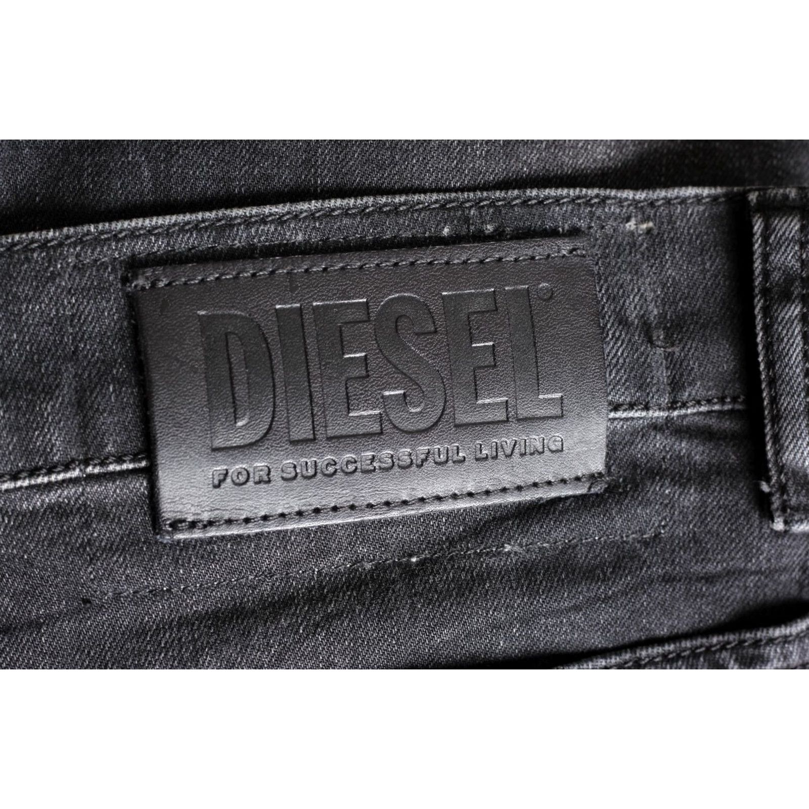 Diesel DIESEL D-EETAR 069DV Jeans Men W31 L34 Stretch Tapered Distressed Grey 5-Pocket Denim Slim Regular Vintage No Size US 31 - 4 Thumbnail