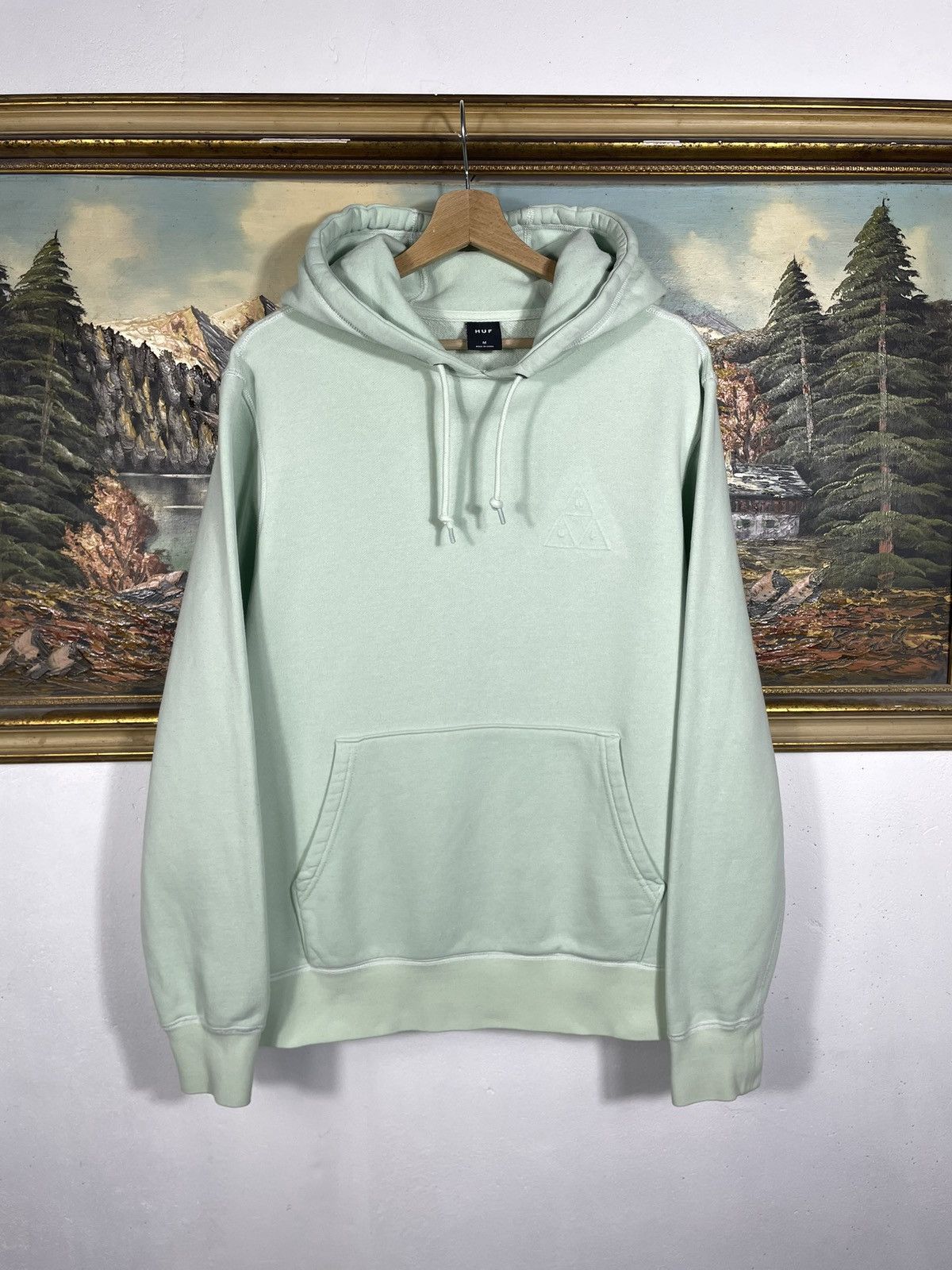 Huf × Vintage Huf Baggy Oversize Hoodie Sweatshirt Hiphop Swag Streetwear Size US M / EU 48-50 / 2 - 2 Thumbnail