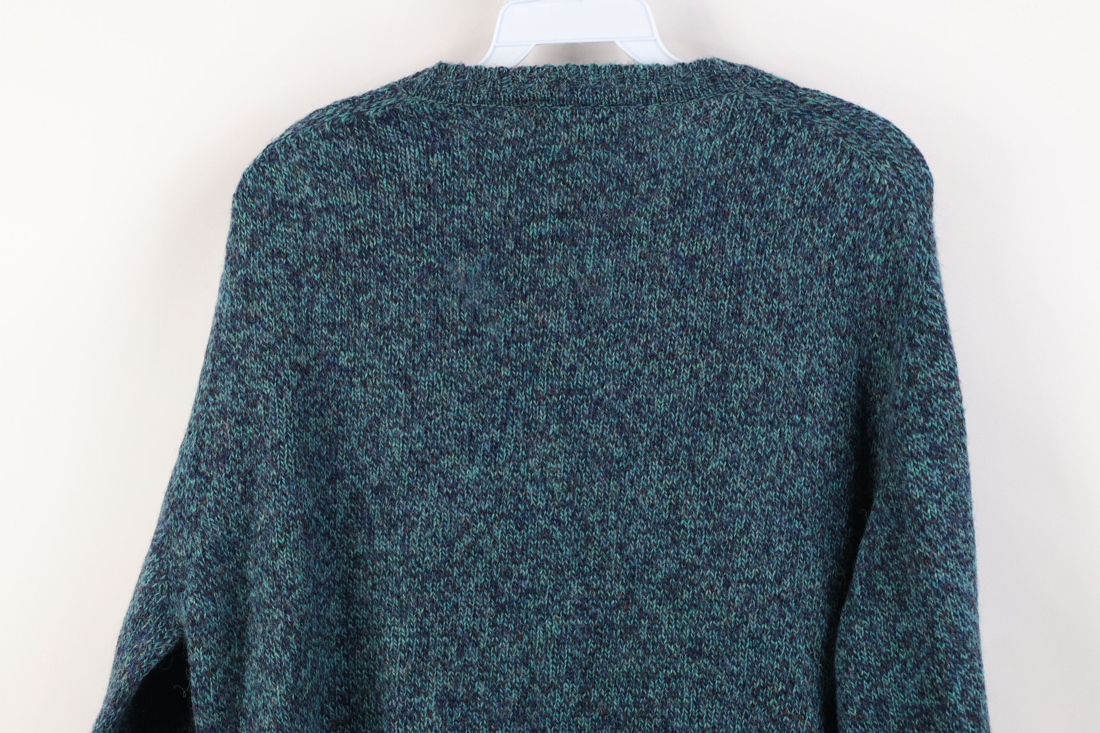 Vintage Vintage 70s Streetwear Fleck Wool Knit Crewneck Sweater Size L / US 10 / IT 46 - 9 Thumbnail