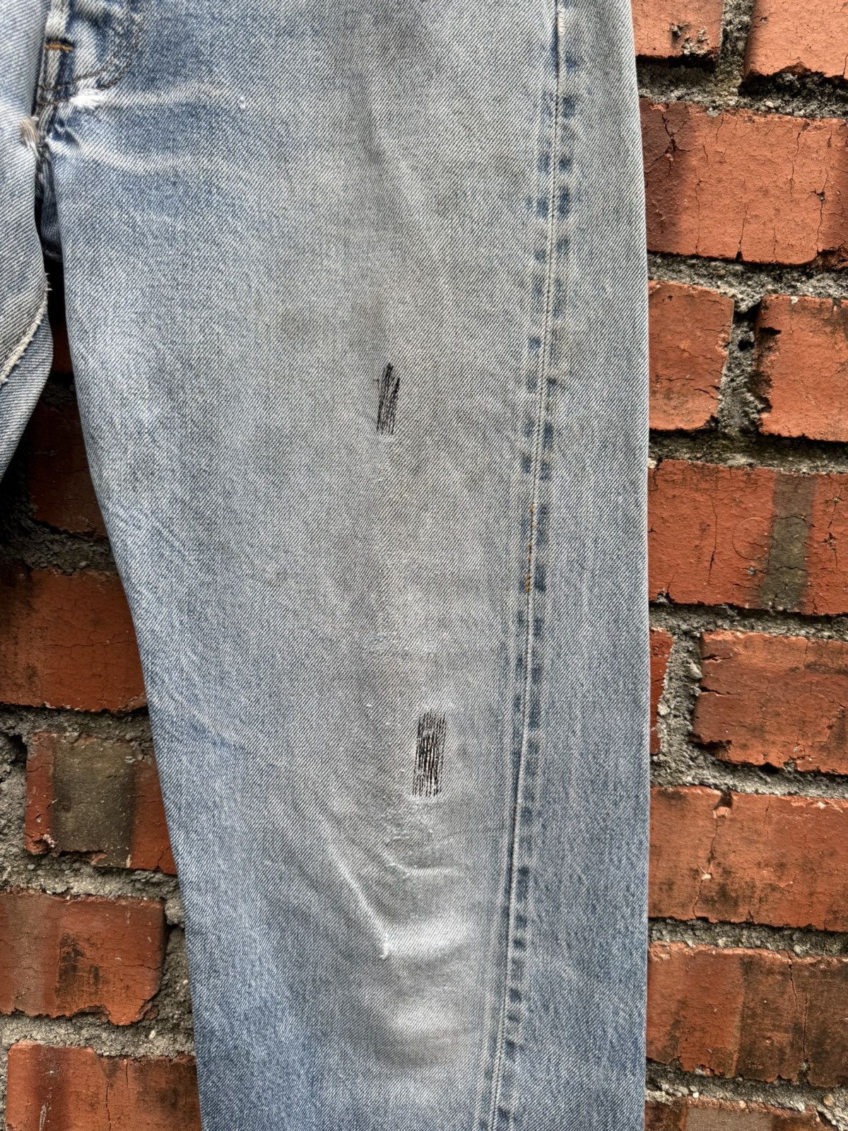 Levi's Vintage Clothing W30x34 Vintage levi’s 501 redline distressed made in USA Size US 30 / EU 46 - 3 Thumbnail