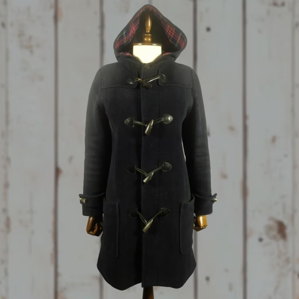 Vintage APC Coat Women's Wool Black Size S Small Overcoat Long Sleeve Buttoned 90s Designer Vintage? No Size S / US 4 / IT 40 - 1 Thumbnail