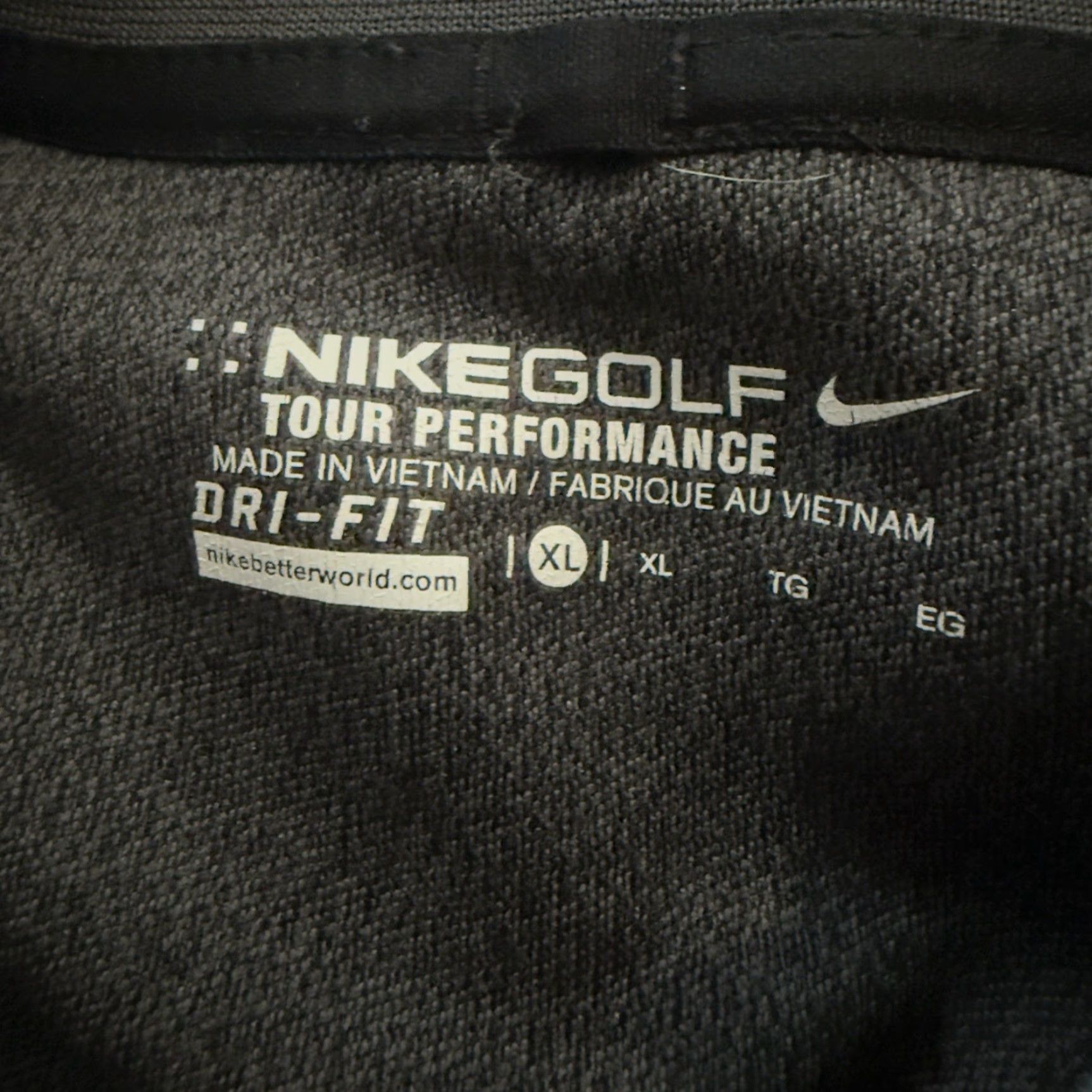 Nike Nike Golf Tour Performance Gray Half Zip Pullover Mens XL Size US XL / EU 56 / 4 - 4 Thumbnail