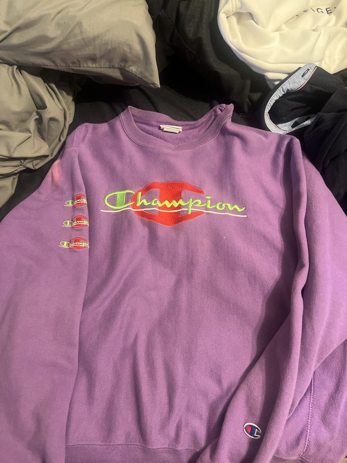 Champion Vintage Champion Sweater Size US L / EU 52-54 / 3 - 1 Thumbnail